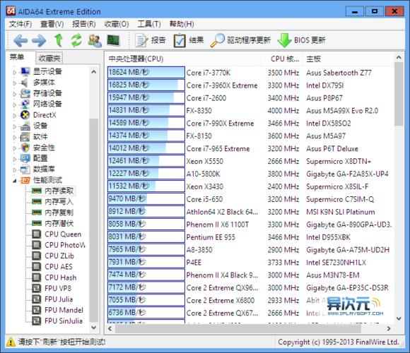 aida64 中文绿色版 - 专业全面的电脑pc软硬件信息检测查看工具,现已